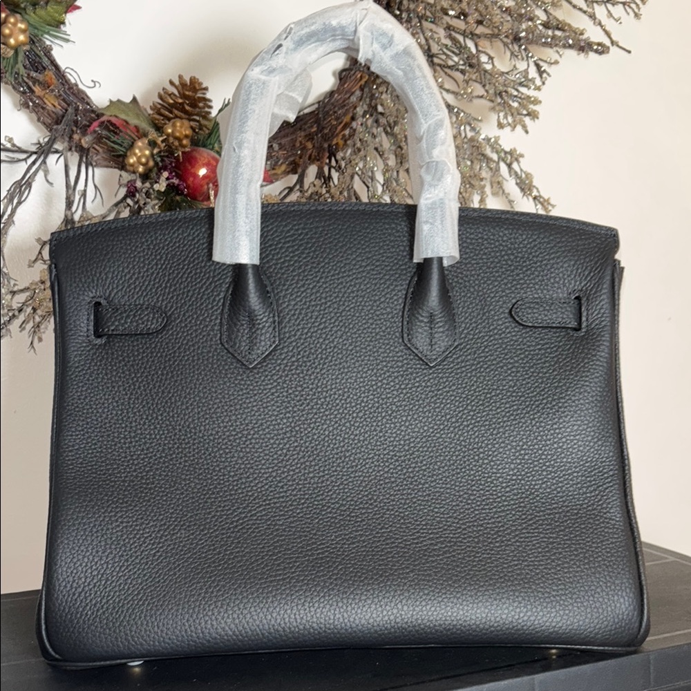 Black Genuine Leather wirkin - Picture 3 of 6